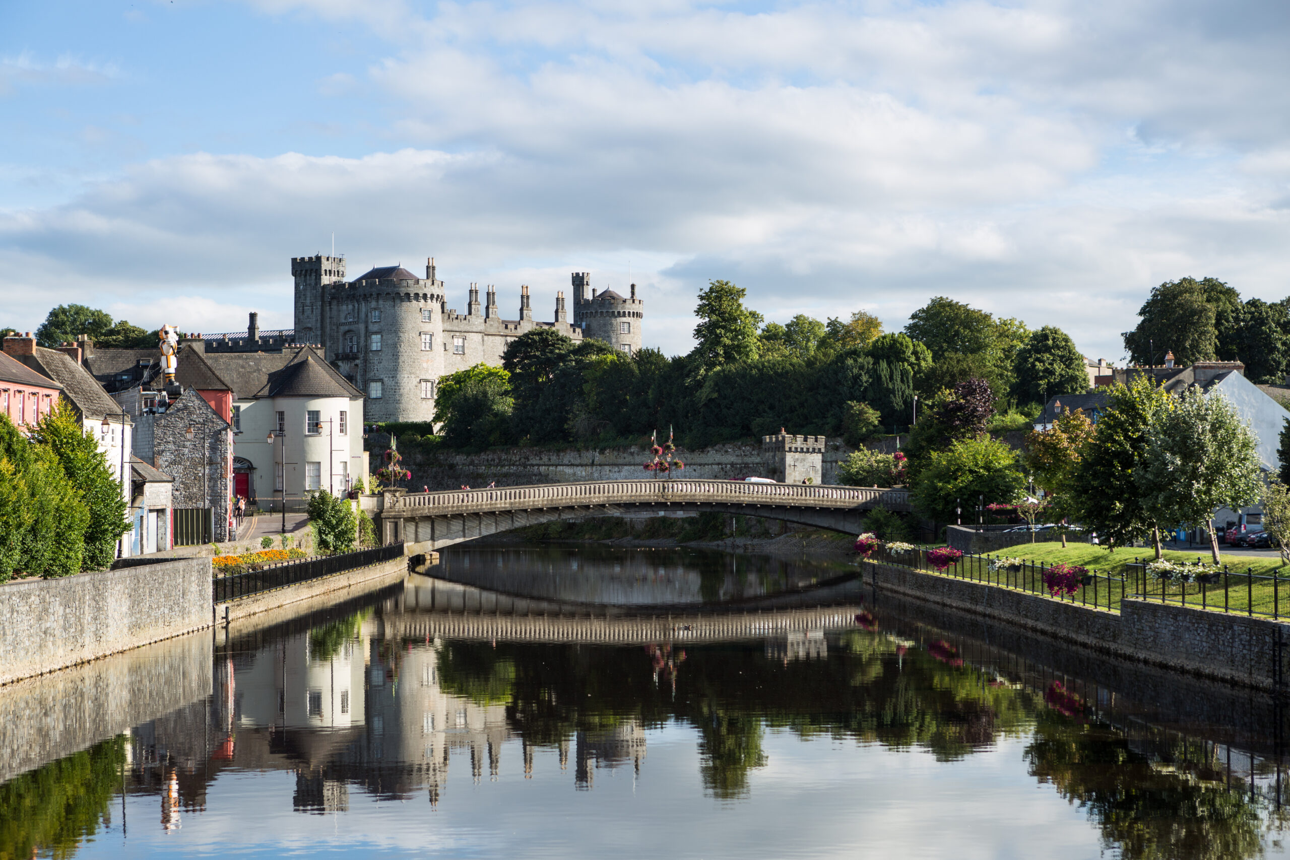 View of Kilkenny Castle from the River Nore